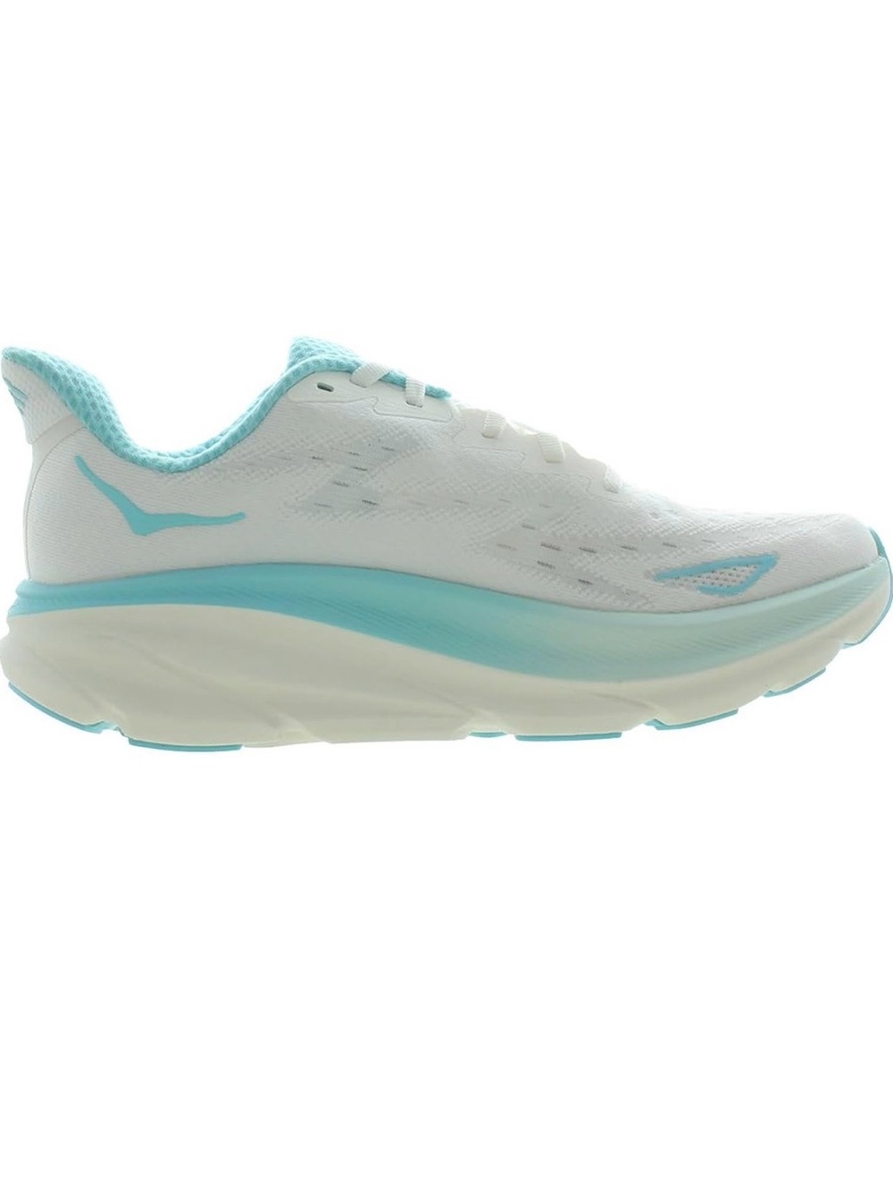 NWT HOKA Clifton 9   White frost-rose gold new in box